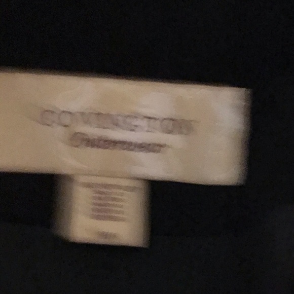 Covington Black Double Breasted Trench Coat - Picture 5 of 8